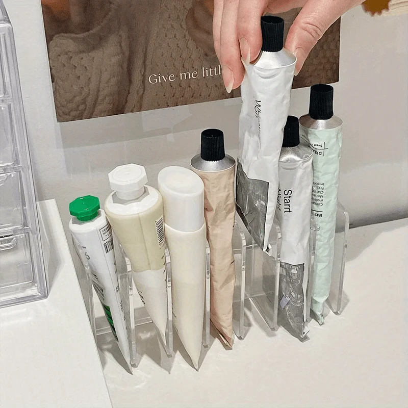 Home Office Work Table - 1 unidad. Organizador de cosméticos transparente