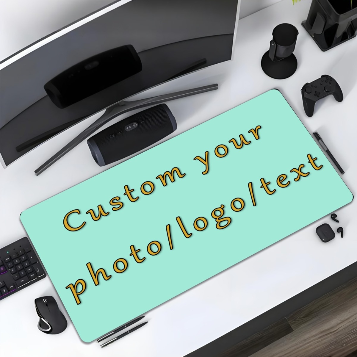 Home Office Logo - Alfombrilla de ratón personalizada con tu