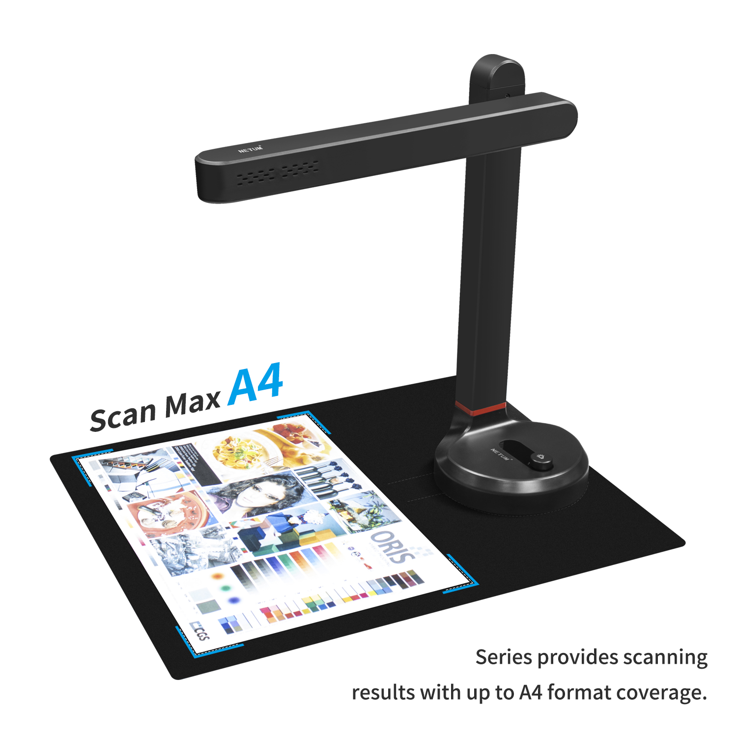 Document Scanner Portable - NETUM-escáner de libros T101, autoenfoque, escáner