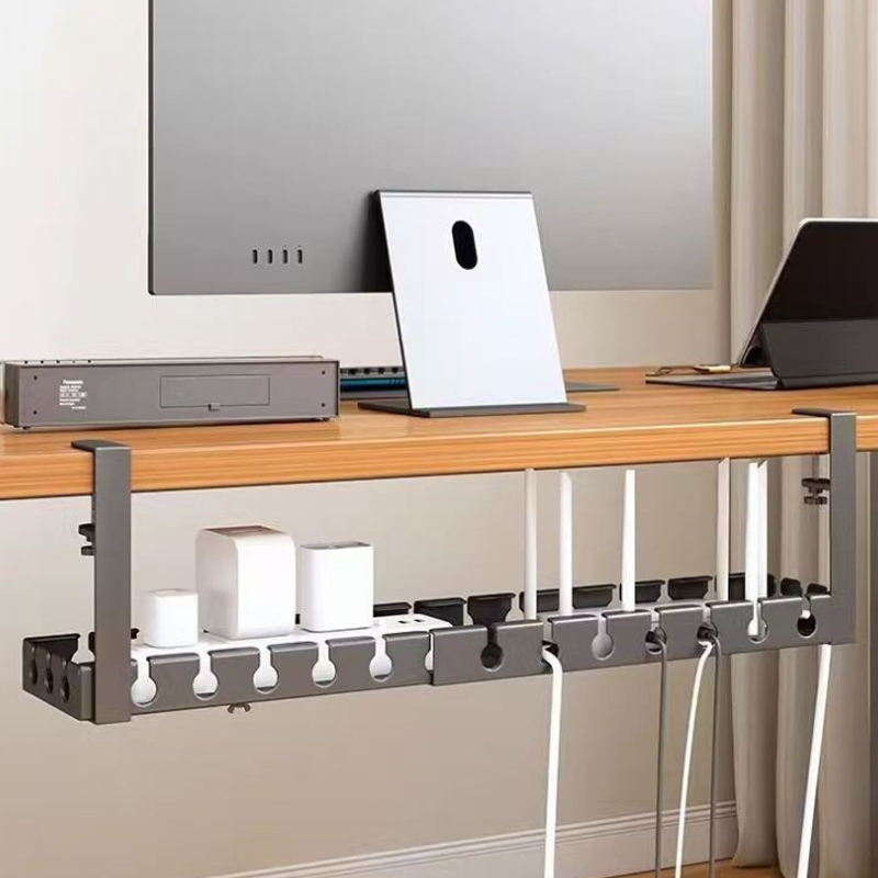 Home Office Work Table - Organizador de cables debajo de la