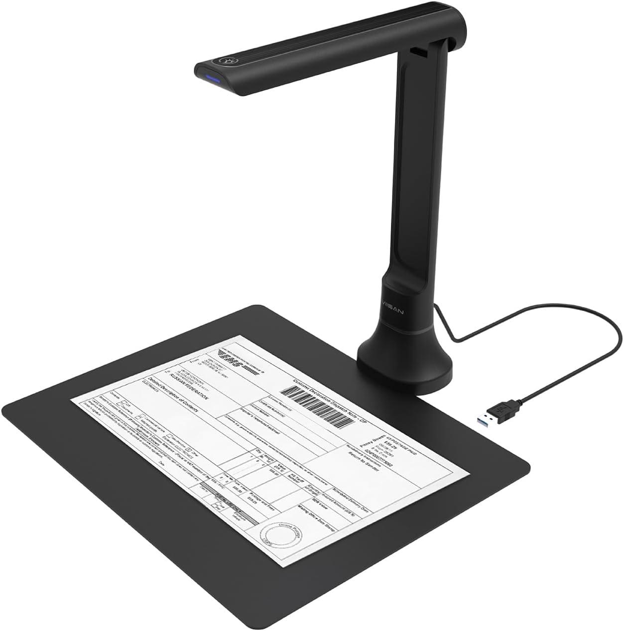 Document Scanner Portable - Cámara de Documentos VIISAN DB8401 de