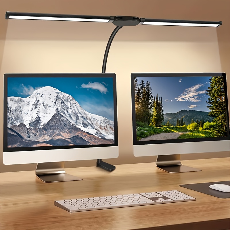 Home Office Work Table - Lámpara de escritorio LED de doble