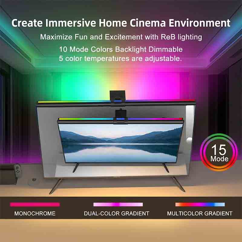 Barra de Luz LED RGB de 60/80c - Home Office Work Table reseña y precio