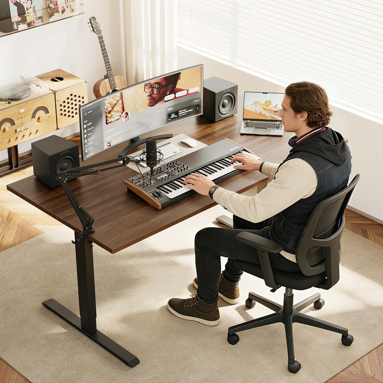 Escritorio Eléctrico Ajustable - Home Office Work Table reseña y precio