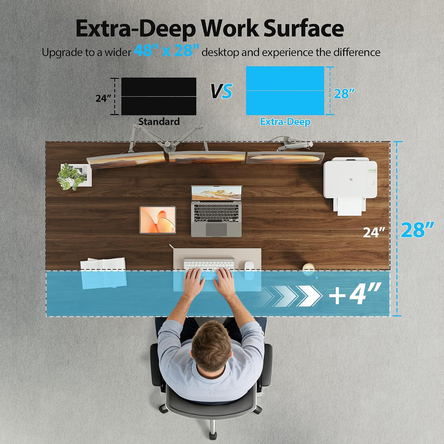 Escritorio Eléctrico Ajustable - Home Office Work Table reseña y precio