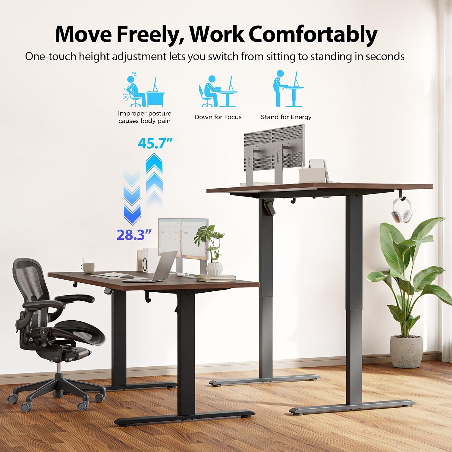 Escritorio Eléctrico Ajustable - Home Office Work Table reseña y precio