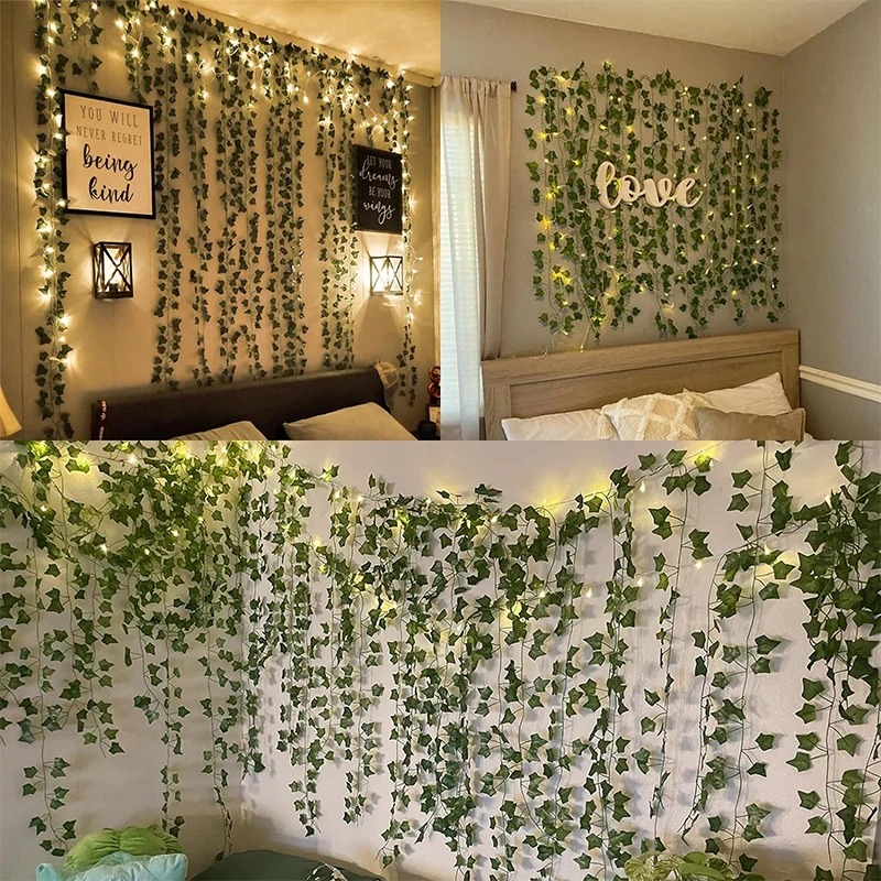 Hera verde de 210cm, guirnalda - Home Office Layout reseña y precio