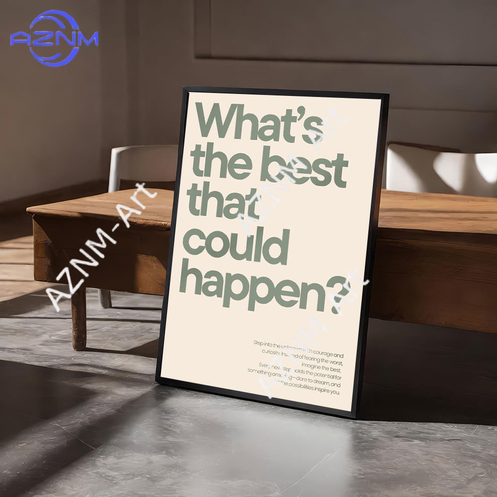 Póster Minimalista con Frases  - Home Office Room Inspiration reseña y precio