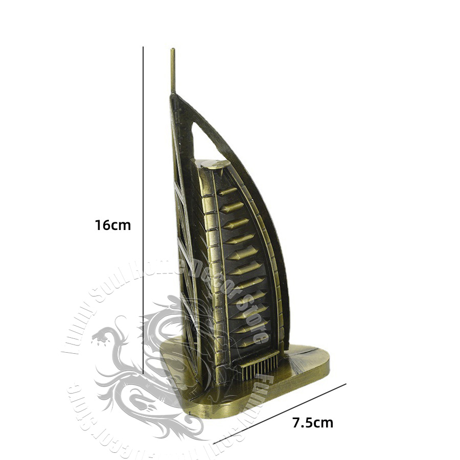 Metal Burj Al árabe Dubai lujo - Home Office Dubai reseña y precio