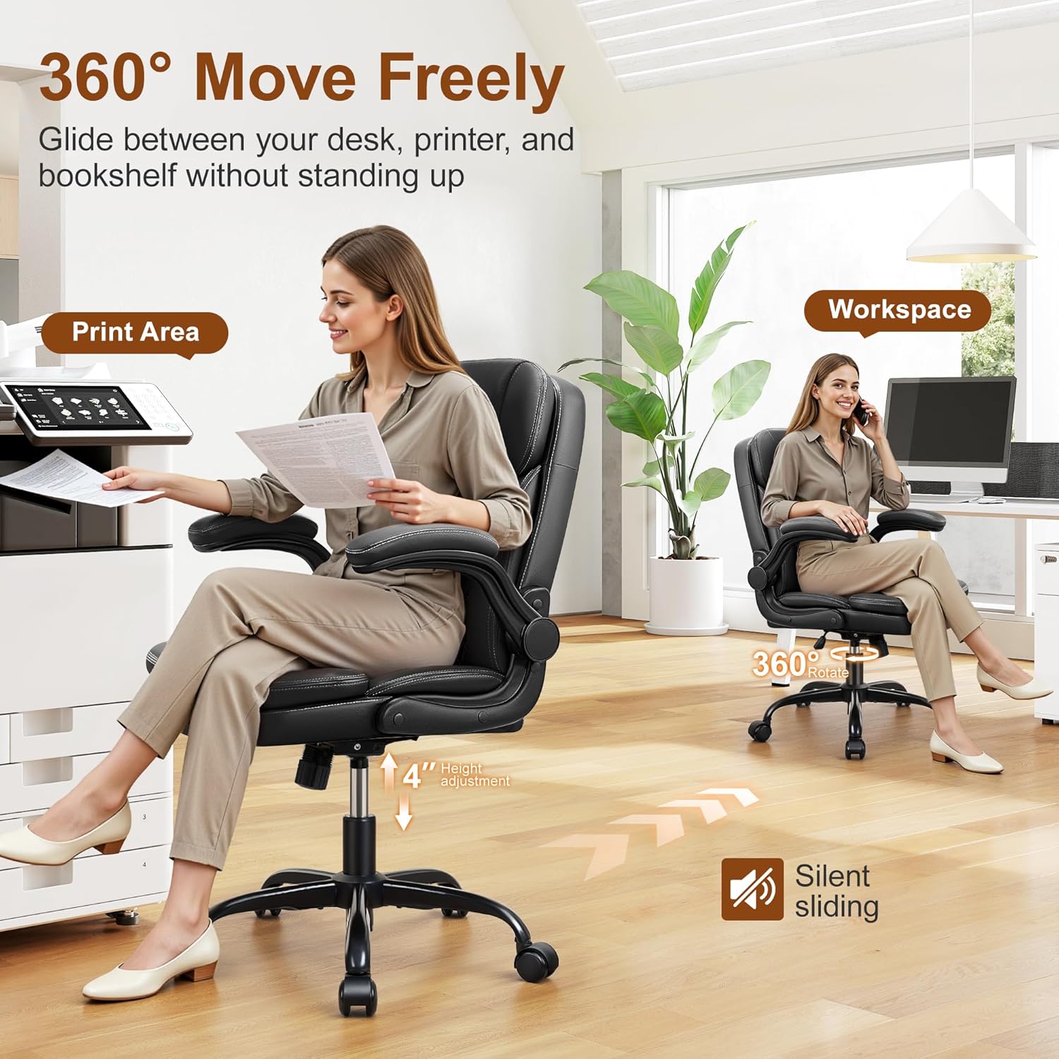 Silla de oficina ergonómica co - Ergonomic Office Chair reseña y precio