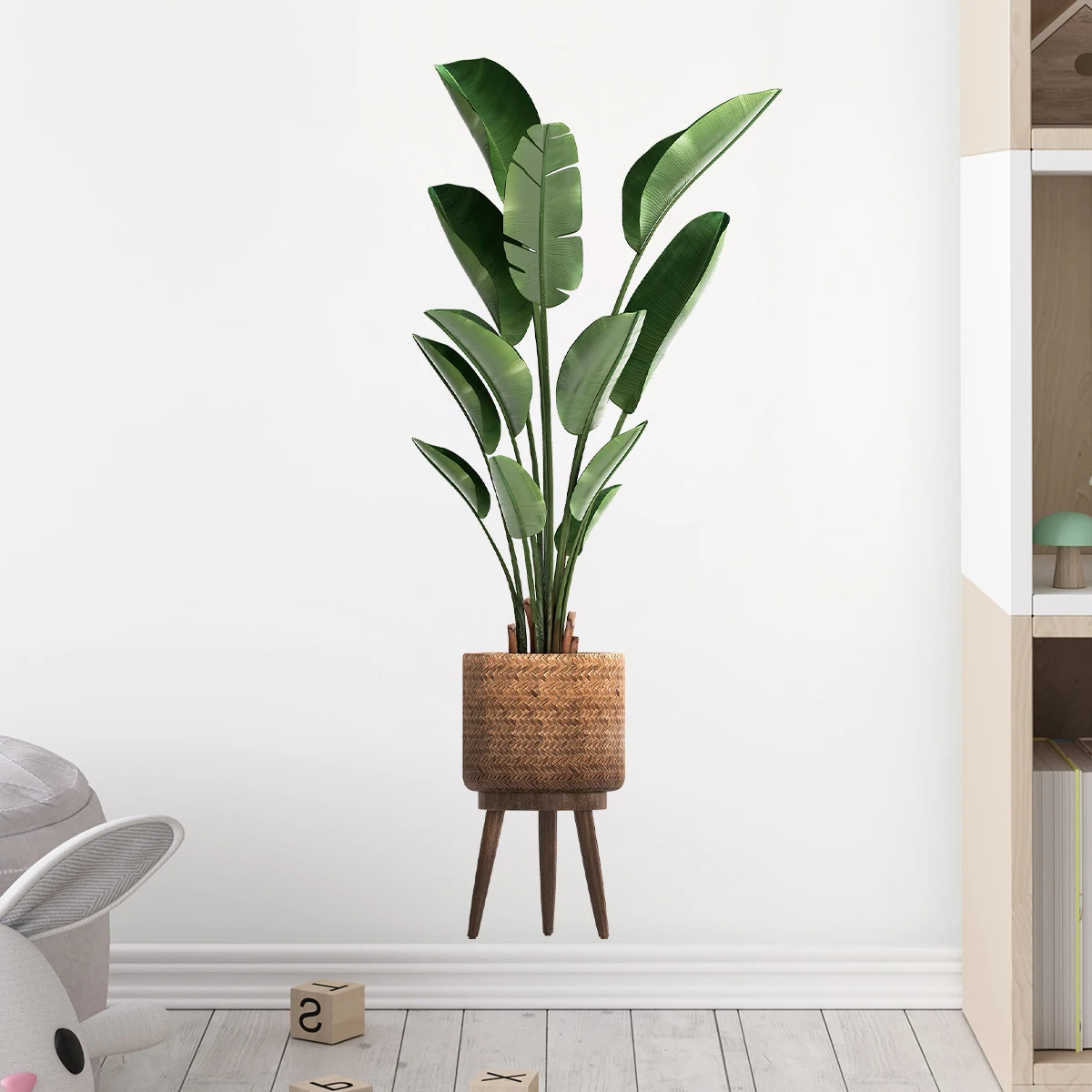 Pegatina de pared en maceta or - Home Office Layout reseña y precio