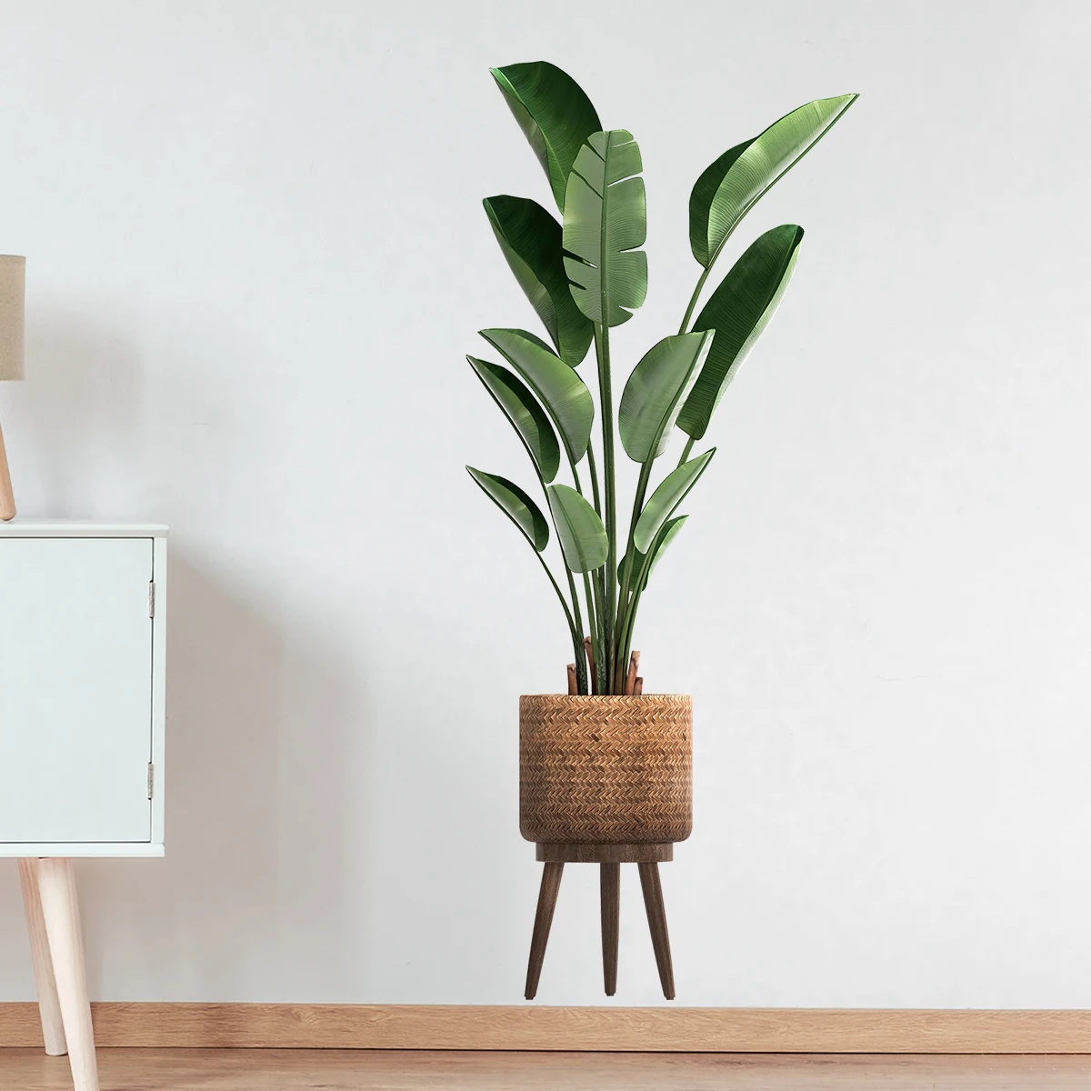 Pegatina de pared en maceta or - Home Office Layout reseña y precio