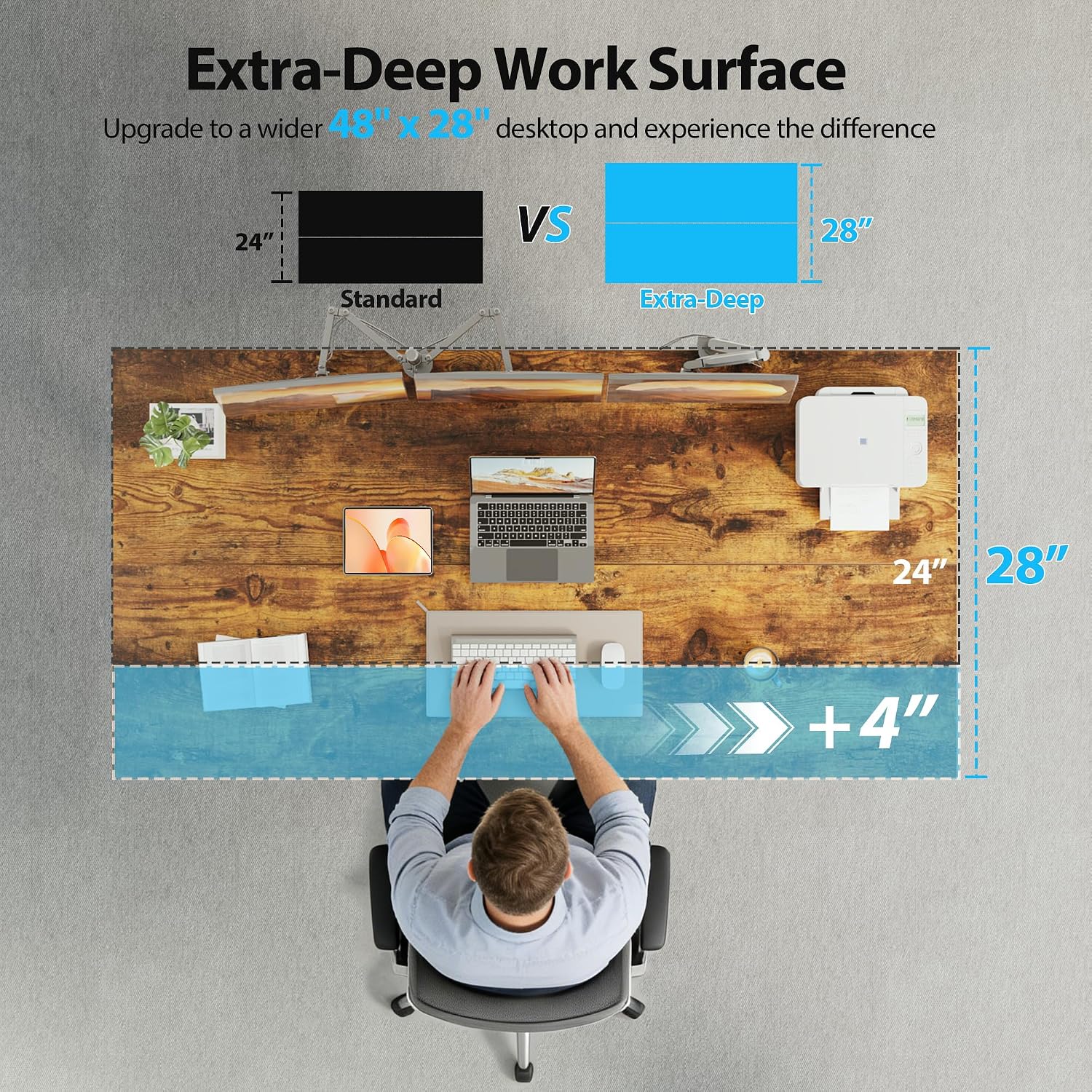 Escritorio Eléctrico Ajustable - Home Office Work Table reseña y precio