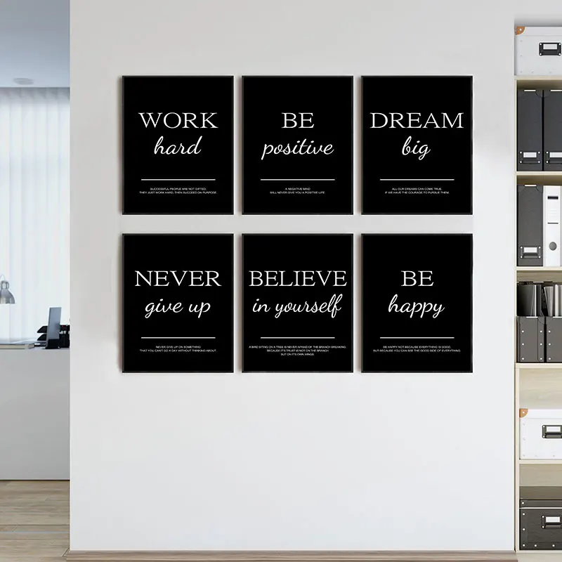 Pósteres Decorativos Modernos  - Home Office Room Inspiration reseña y precio