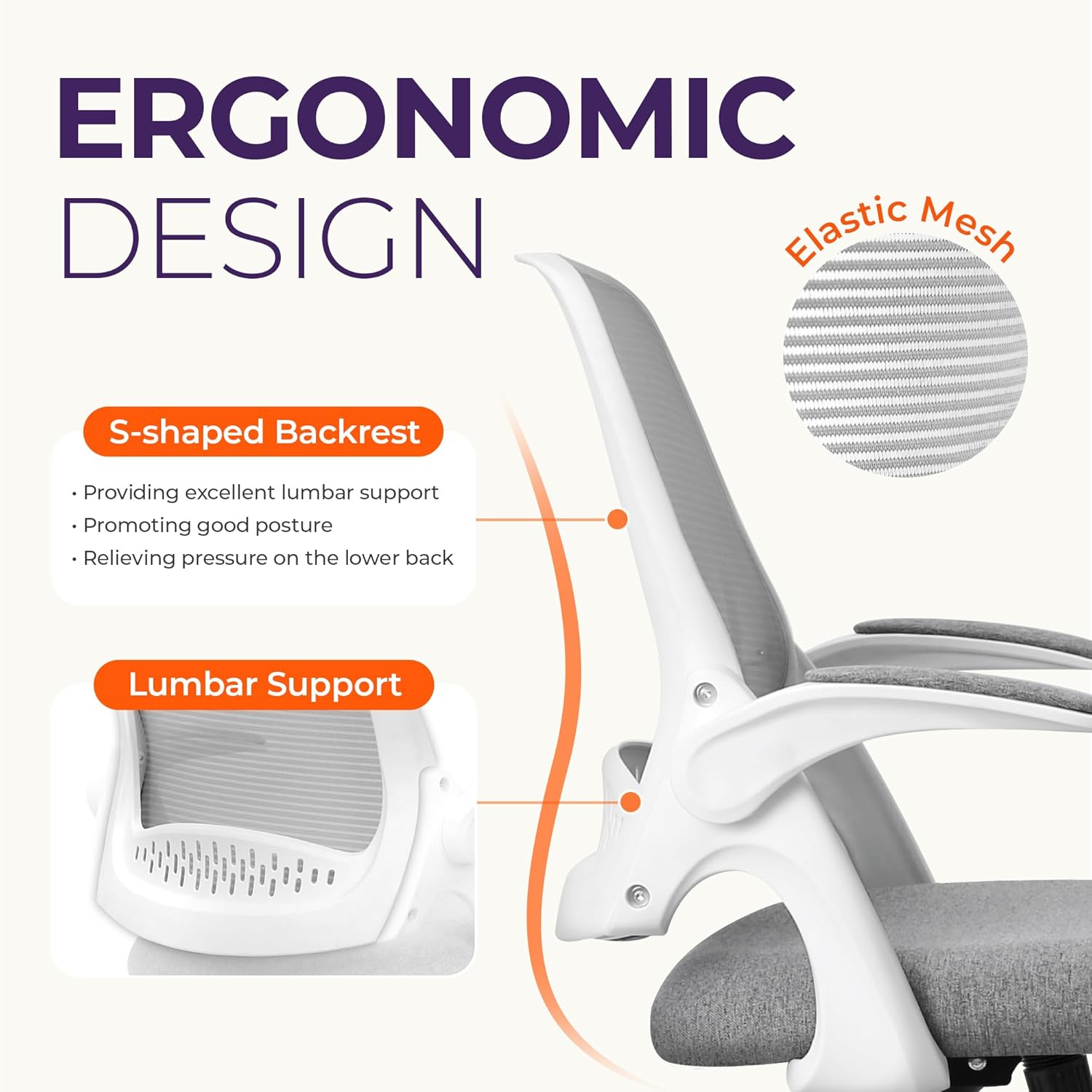 Silla de Oficina Ergonómica de - Ergonomic Office Chair reseña y precio