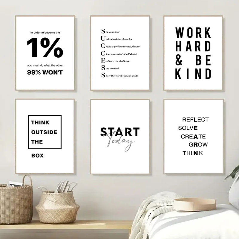 1 Pieza - Lienzo Decorativo Mo - Home Office Room Inspiration reseña y precio
