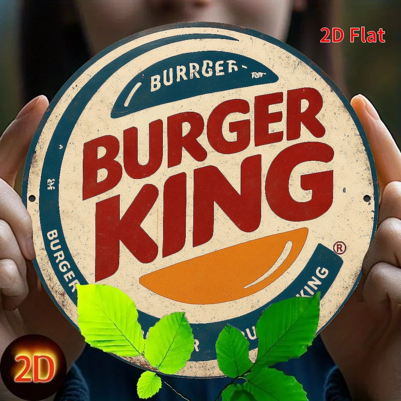 Burger King Logotipo de madera - Home Office Logo reseña y precio