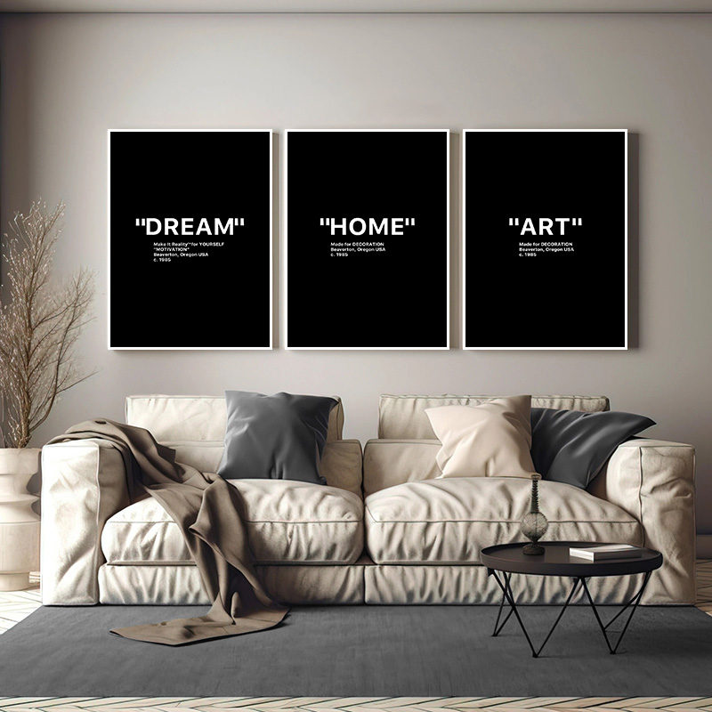 Póster Moderno en Blanco y Neg - Home Office Room Inspiration reseña y precio