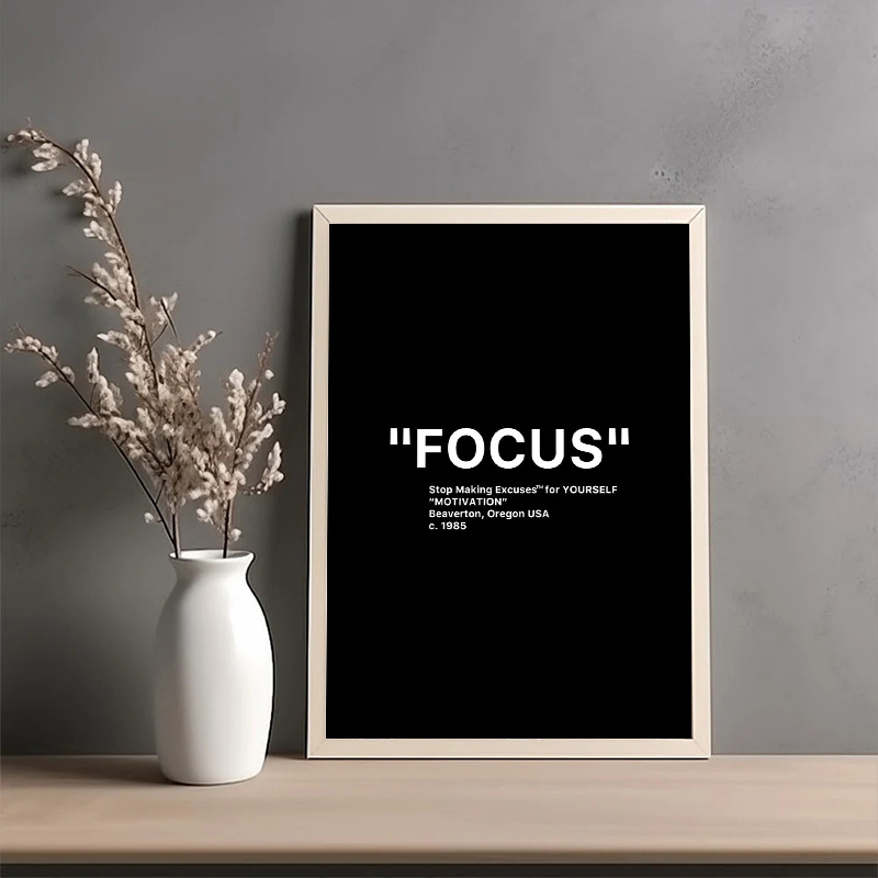 Póster Moderno en Blanco y Neg - Home Office Room Inspiration reseña y precio