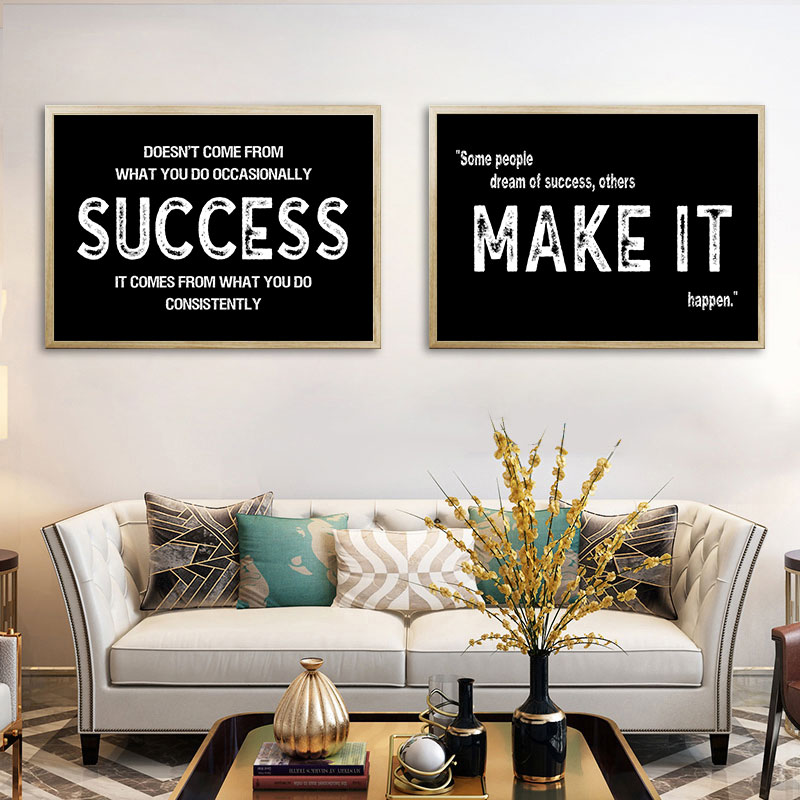 Lienzo inspirador negro modern - Home Office Room Inspiration reseña y precio