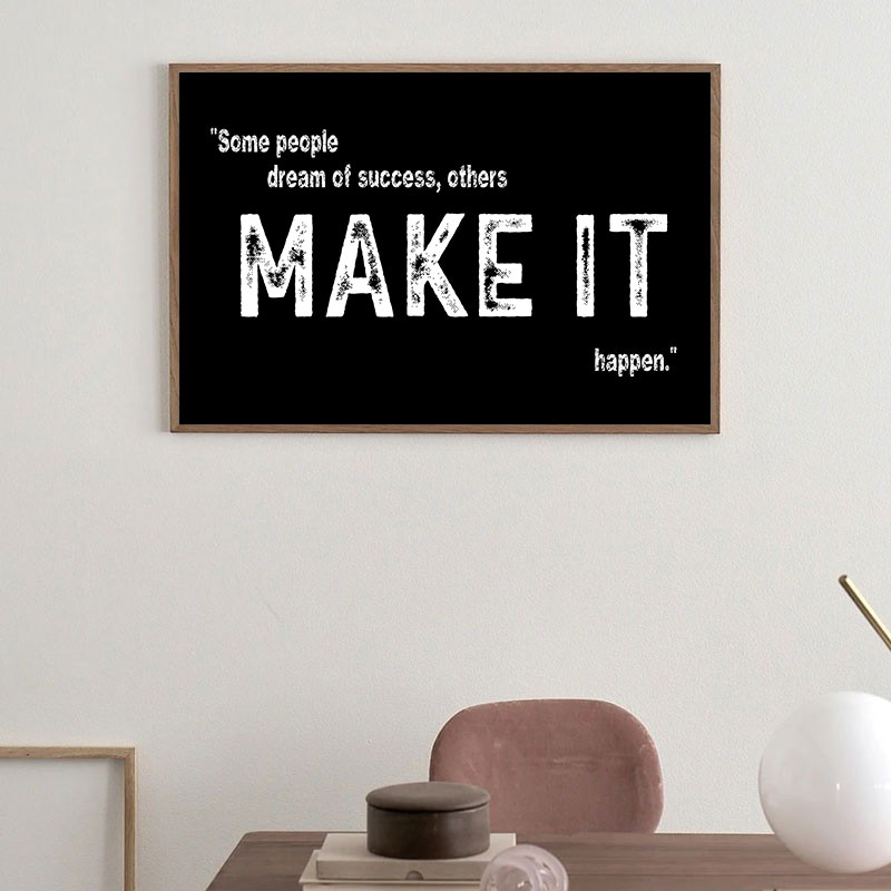 Lienzo inspirador negro modern - Home Office Room Inspiration reseña y precio