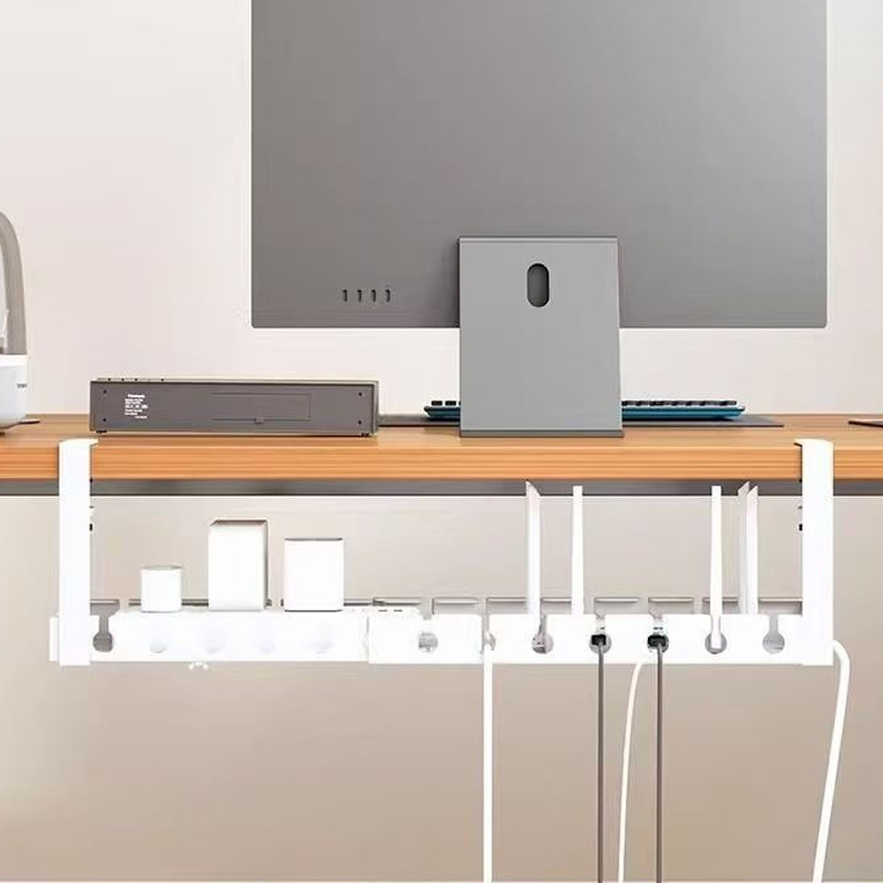 Organizador de cables debajo d - Home Office Work Table reseña y precio