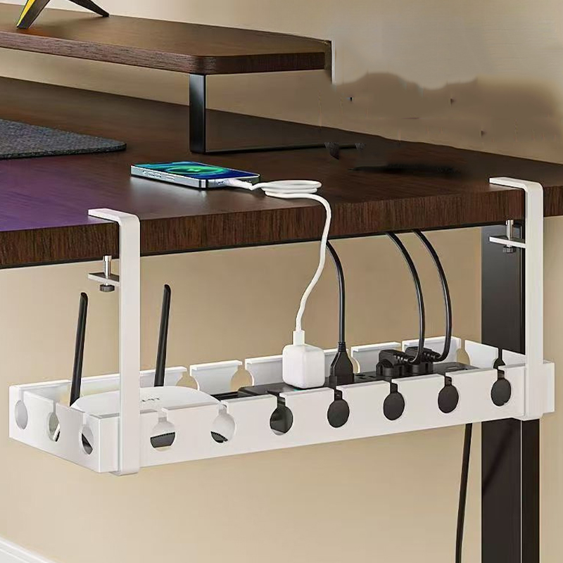 Organizador de cables debajo d - Home Office Work Table reseña y precio