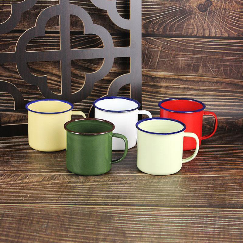【M】Tazas de Esmalte para Beber - Home Office Logo reseña y precio