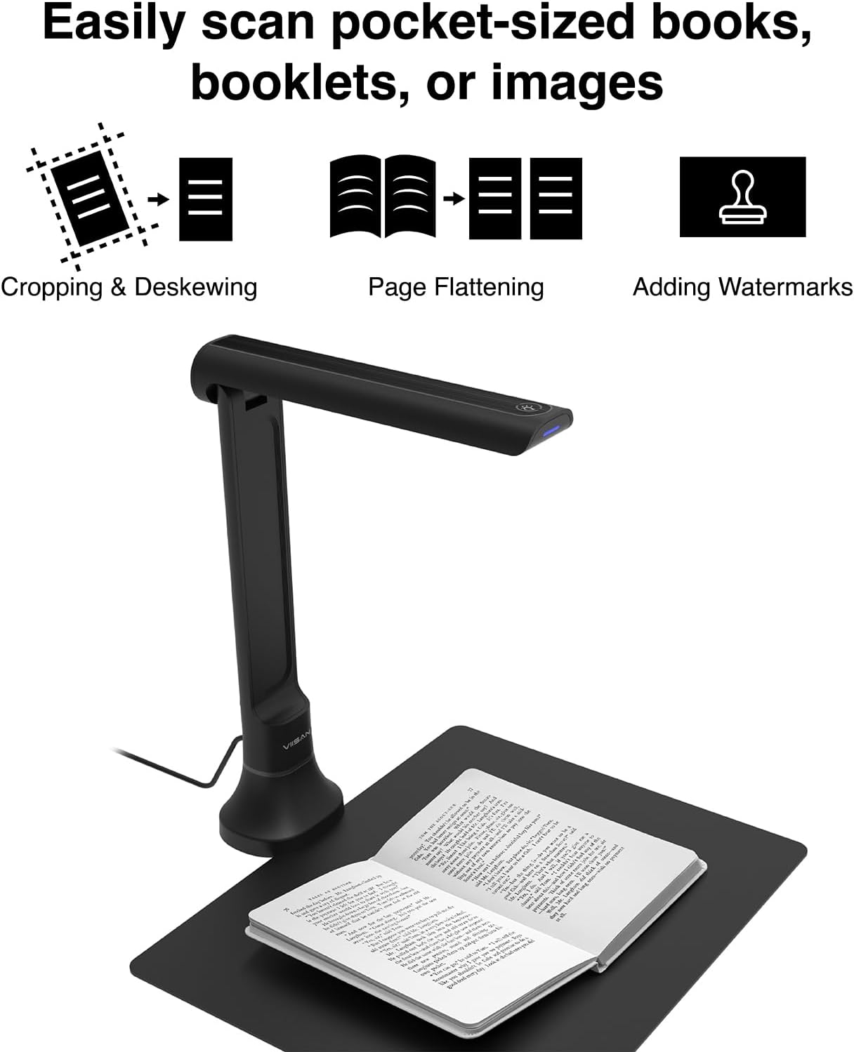 Cámara de Documentos VIISAN DB - Document Scanner Portable reseña y precio