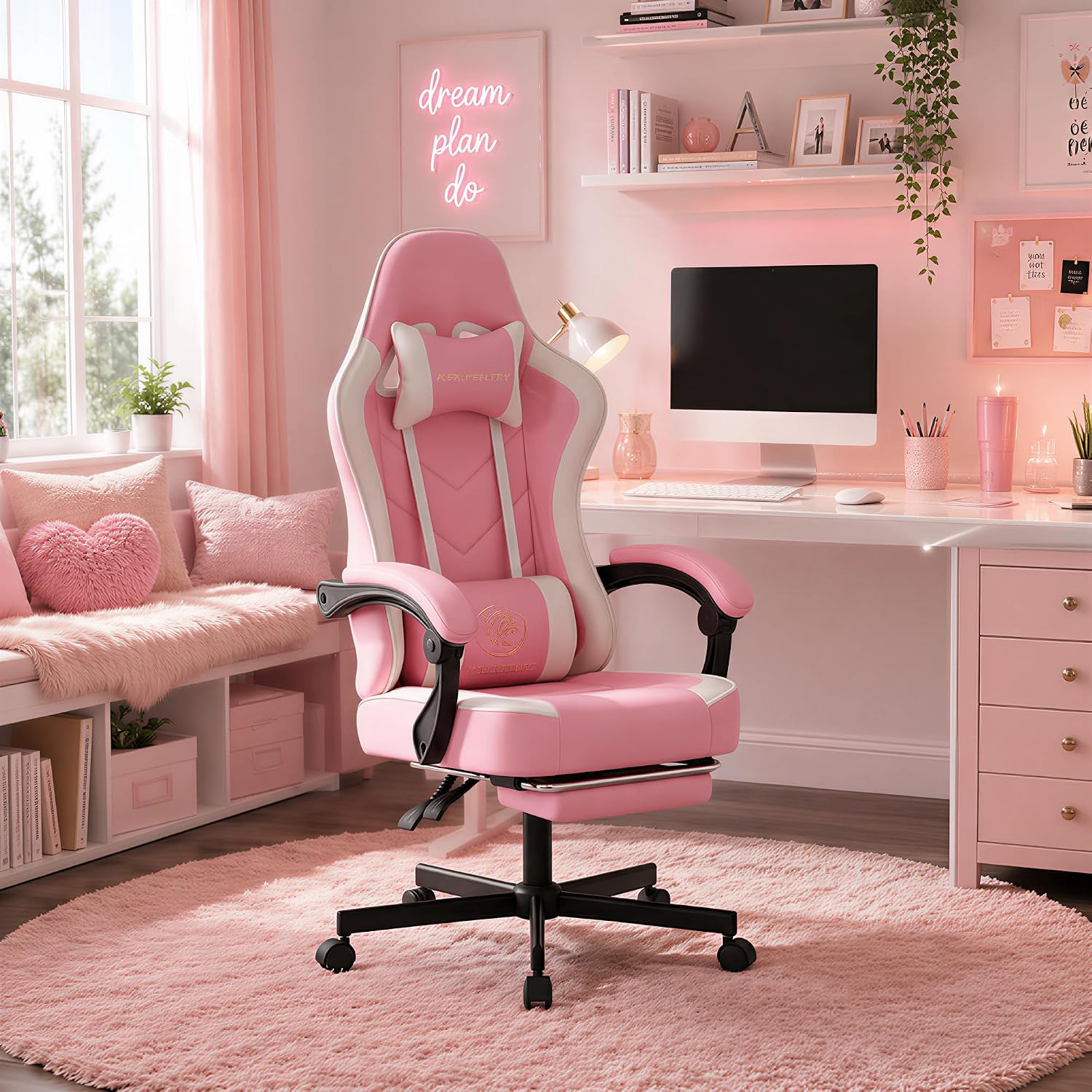 Silla de Juego Ergonómica con  - Ergonomic Office Chair reseña y precio