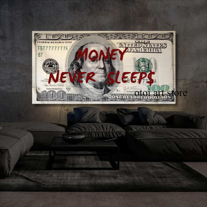 El dinero nunca duerme inspira - Home Office Room Inspiration reseña y precio