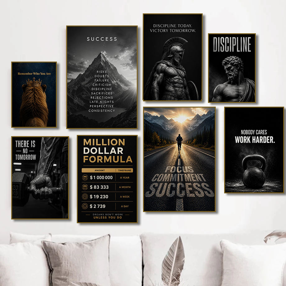 Póster Motivacional Moderno de - Home Office Room Inspiration reseña y precio