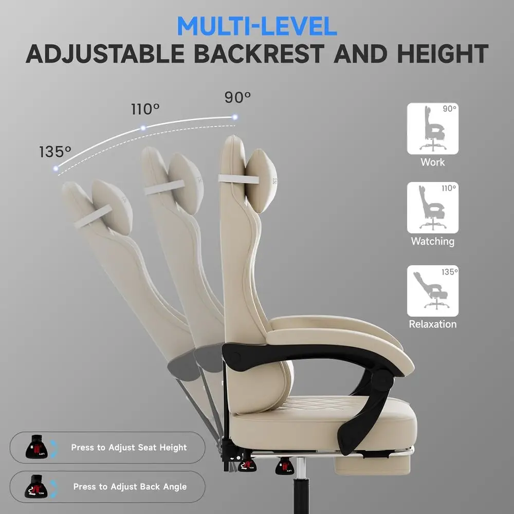 Silla giratoria ergonómica de  - Ergonomic Office Chair reseña y precio